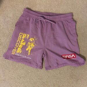 Hyper Space NASA Discovery Shorts, Purple, Size Small
